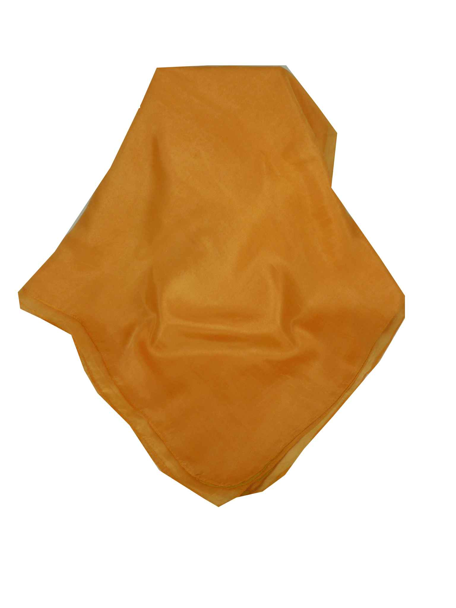 Mulberry Silk Hand Dyed Square Scarf Gold from Pashmina & Silk