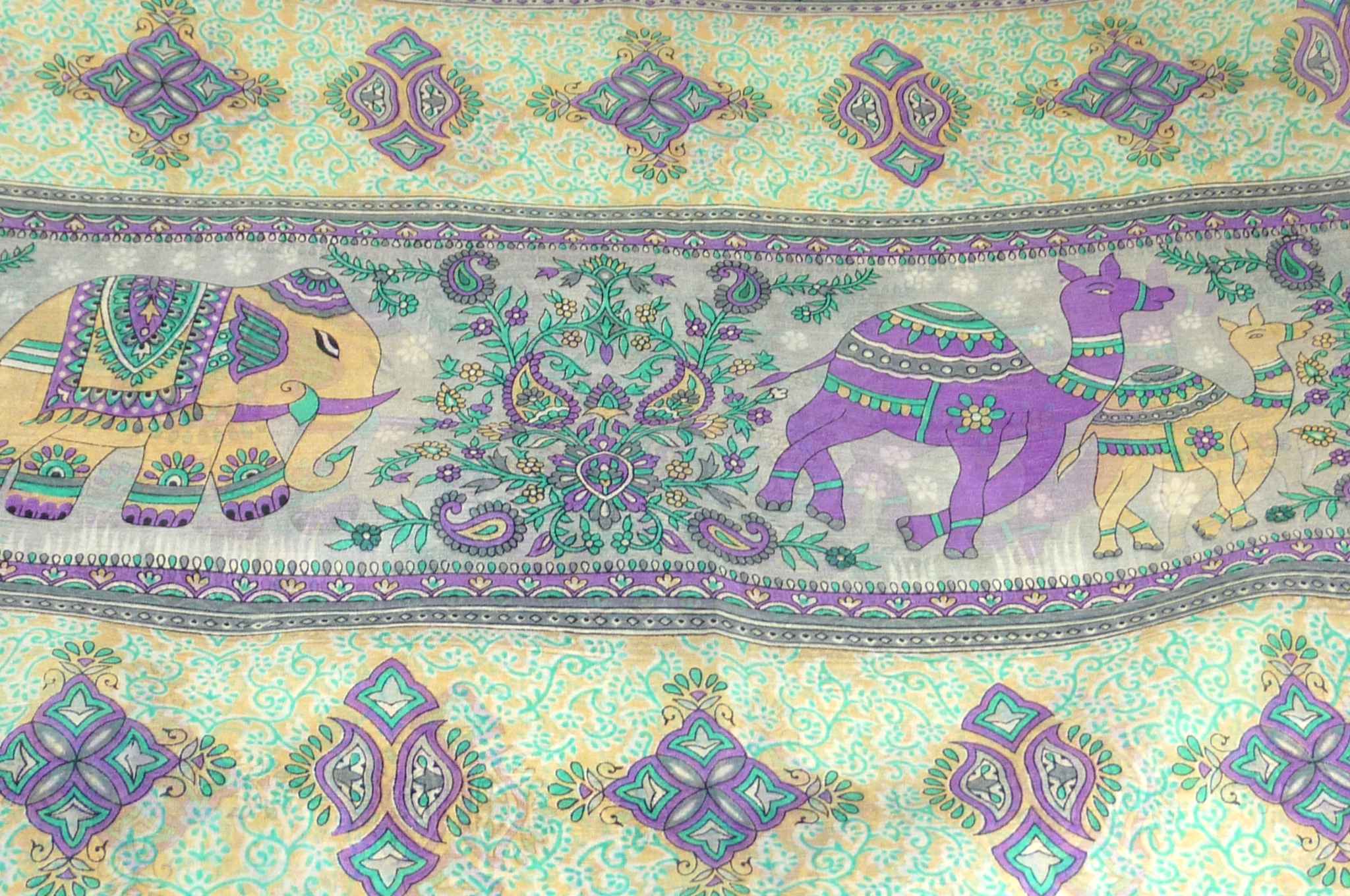 Tradizionale Sciarpa Longa di Seta Vish Quartz di Pashmina & Silk