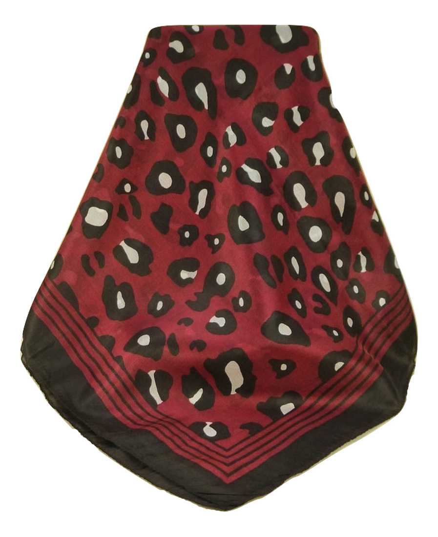 Sciarpa Quadrata Contemporary Seta di Gelso Arki Burgundy da Pashmina & Silk