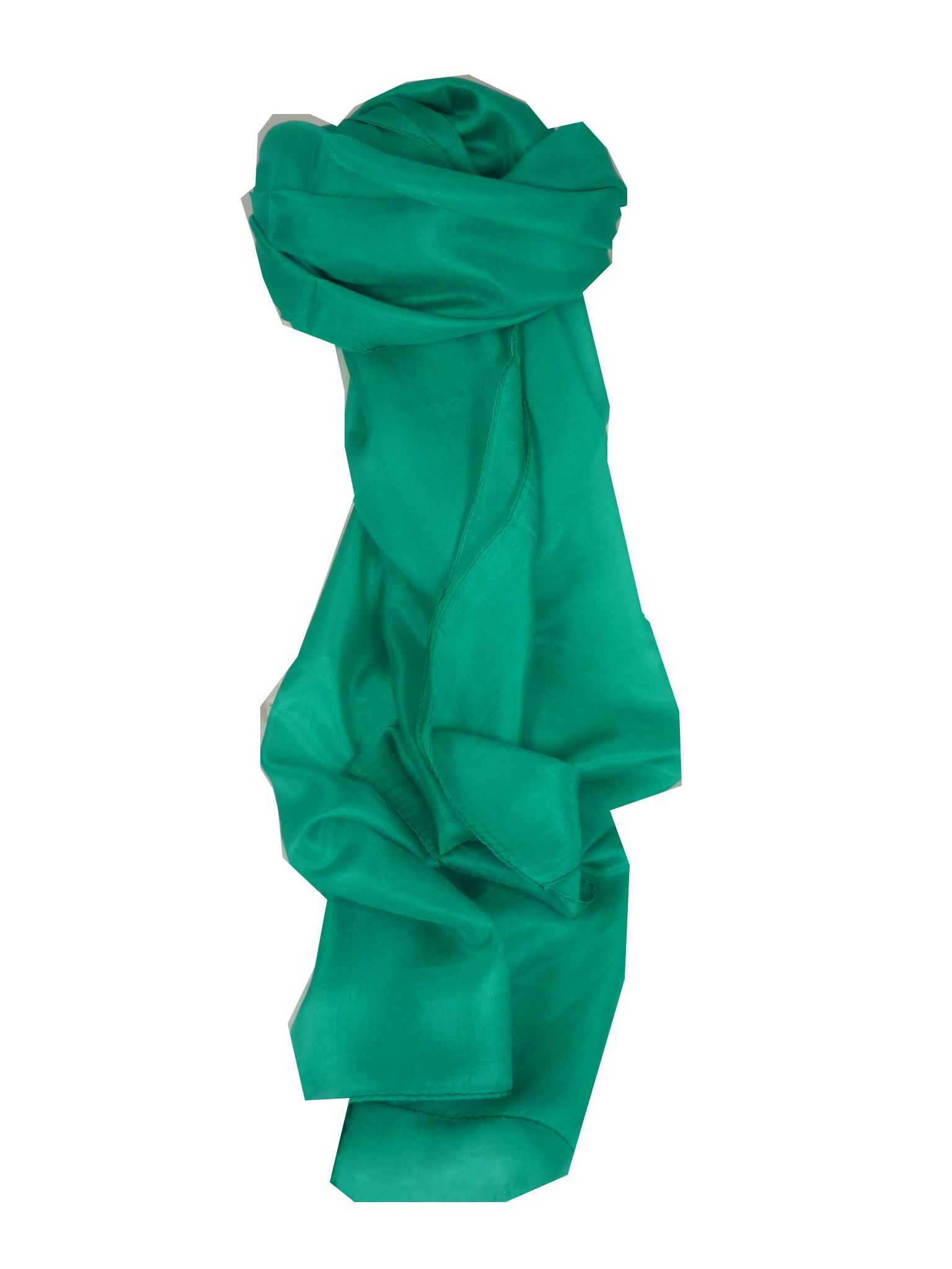 Tradizionale Sciarpa Lunga Seta di Gelso Teal  da Pashmina & Silk