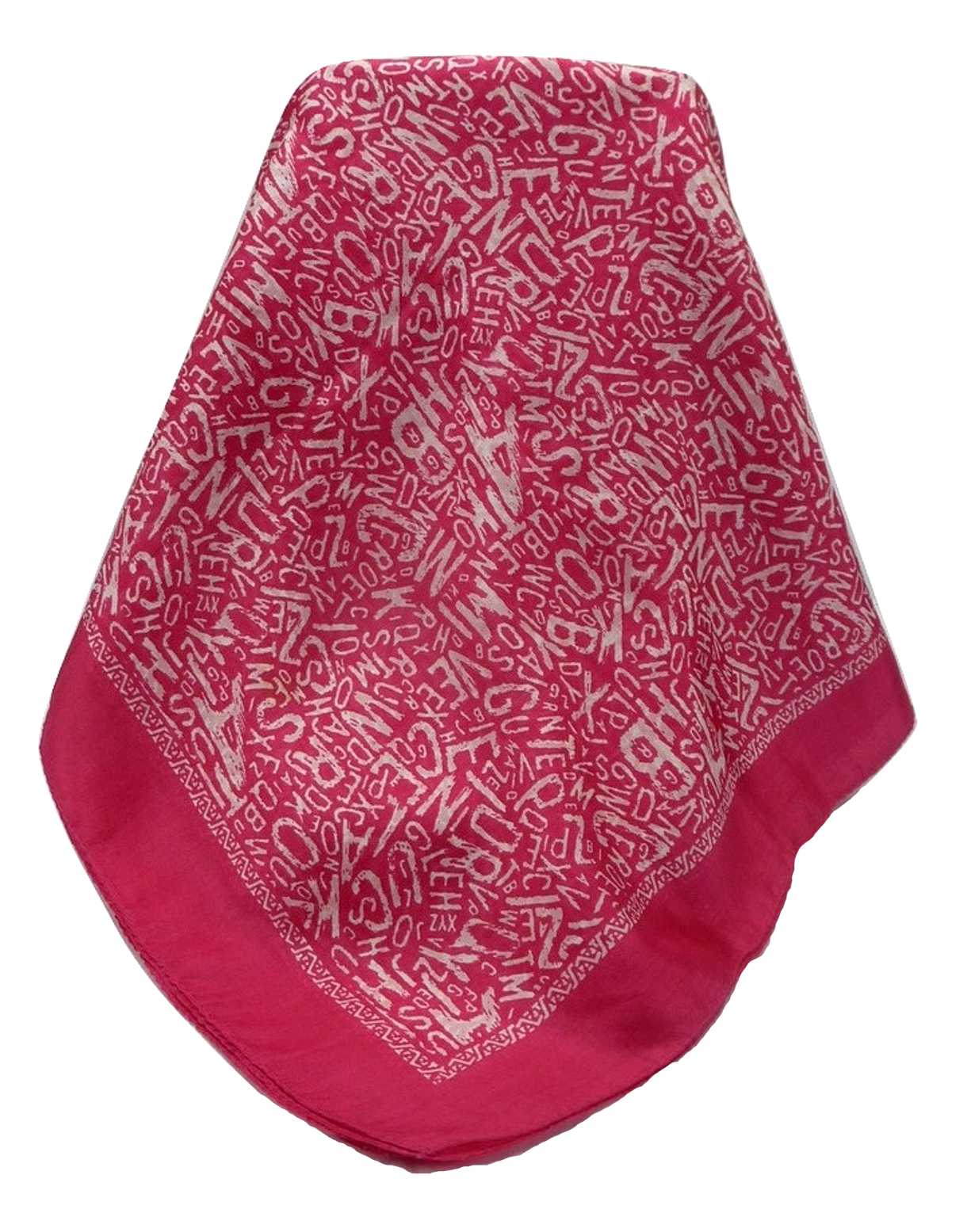 Mulberry Silk Contemporary Square Scarf Mila Pink by Pashmina & Silk