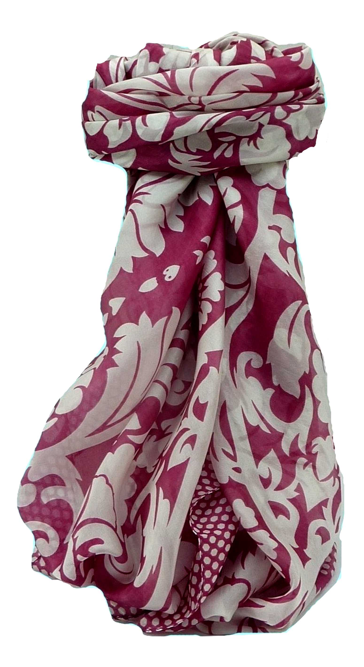 Sciarpa Quadrata Contemporary Seta di Gelso Sindhi Ruby da Pashmina & Silk