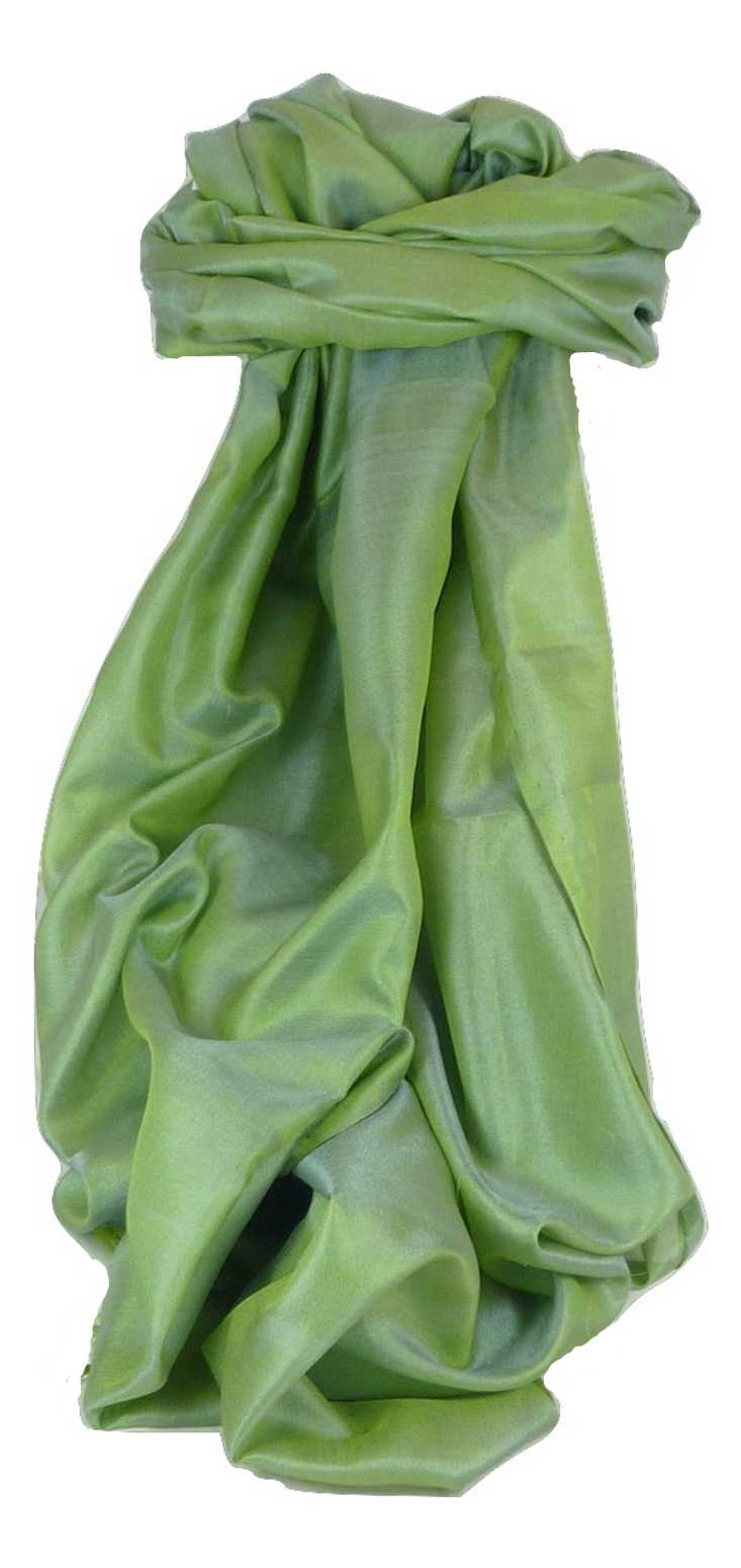 Varanasi Silk Long Scarf Heritage Range Prasad 2 Apple by Pashmina & Silk