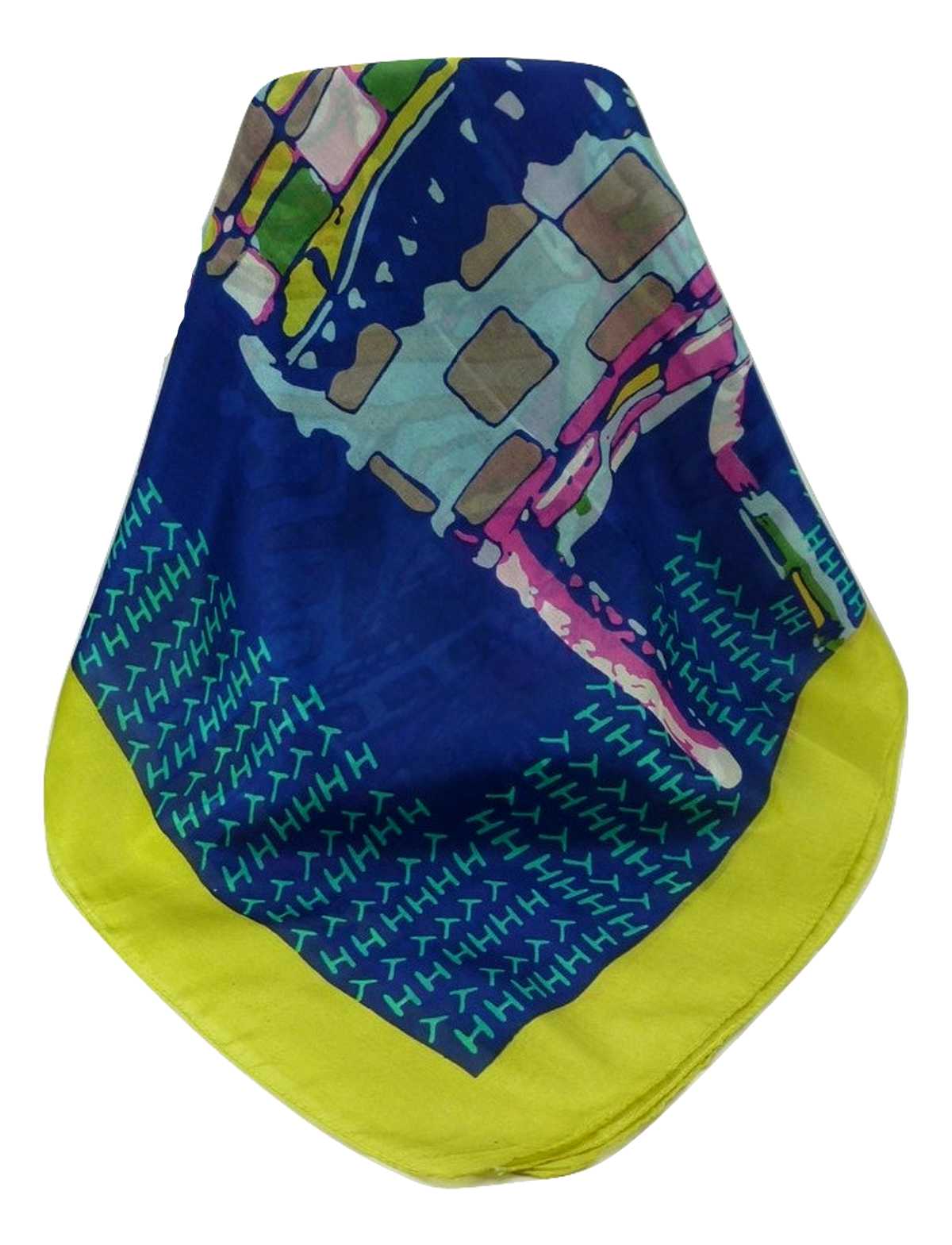 Mulberry Silk Contemporary Square Scarf Palar Multicolor by Pashmina & Silk