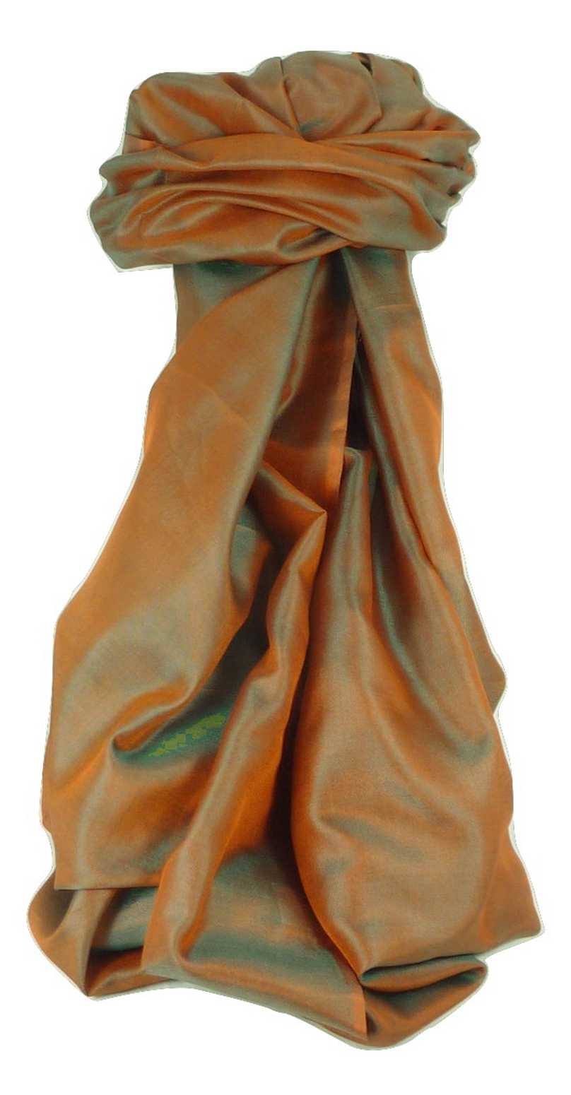 Varanasi Sciarpa di Seta Heritage Madan 2 Jade da Pashmina & Silk