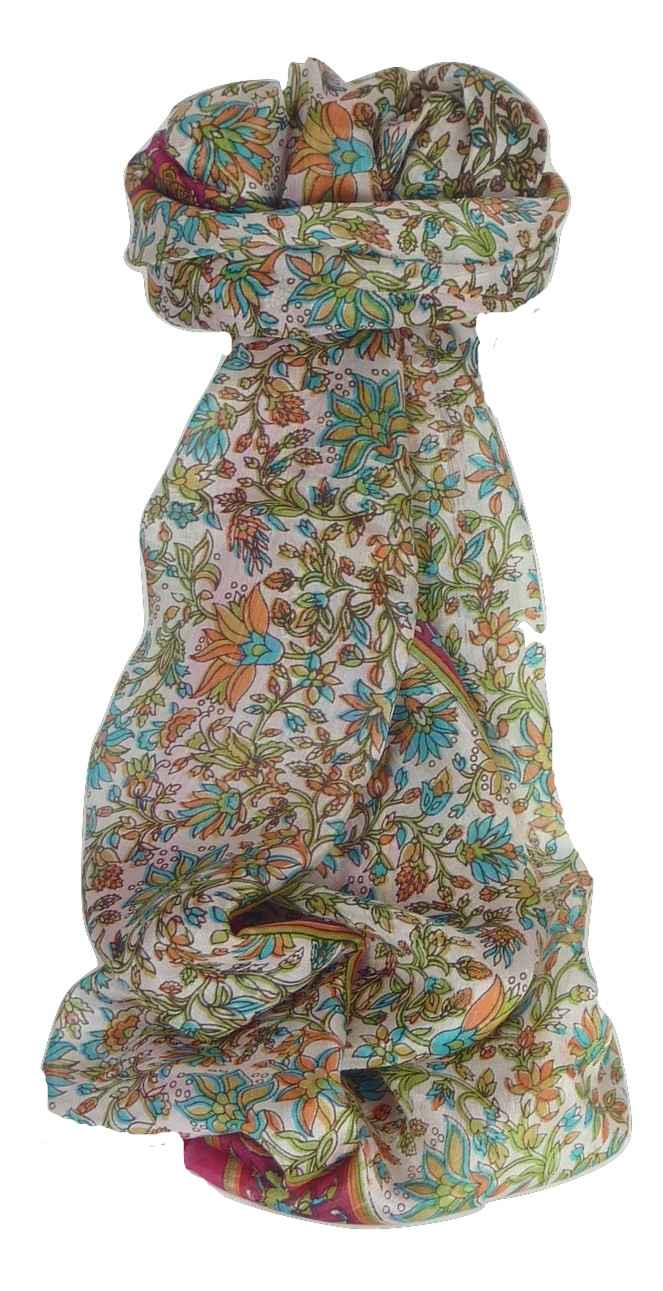 Mulberry Silk Traditional Long Scarf Sarita Cerise by Pashmina & Silk