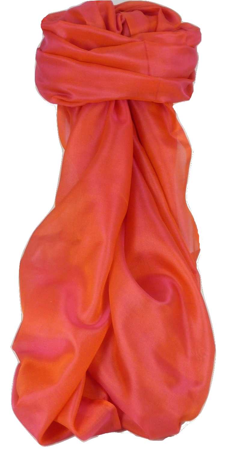 Varanasi Sciarpa di Seta Heritage Madan 4 Peony da Pashmina & Silk