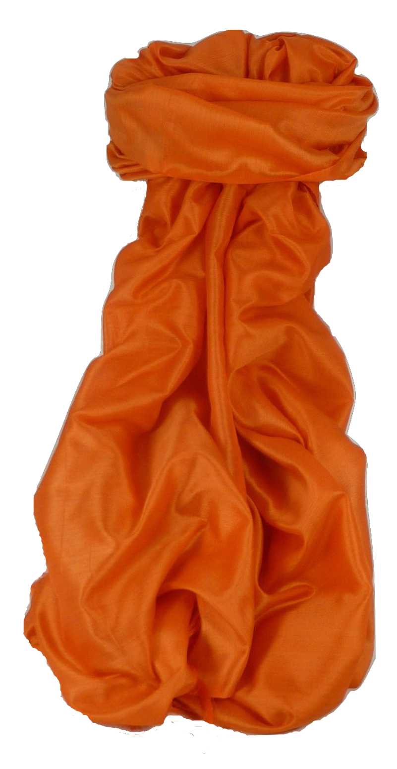 Varanasi Sciarpa di Seta Heritage Madan 8 Umber da Pashmina & Silk