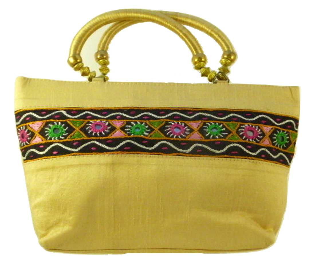 Silk Handbag Divya 08 Silk Sauvage at Pashmina & Silk