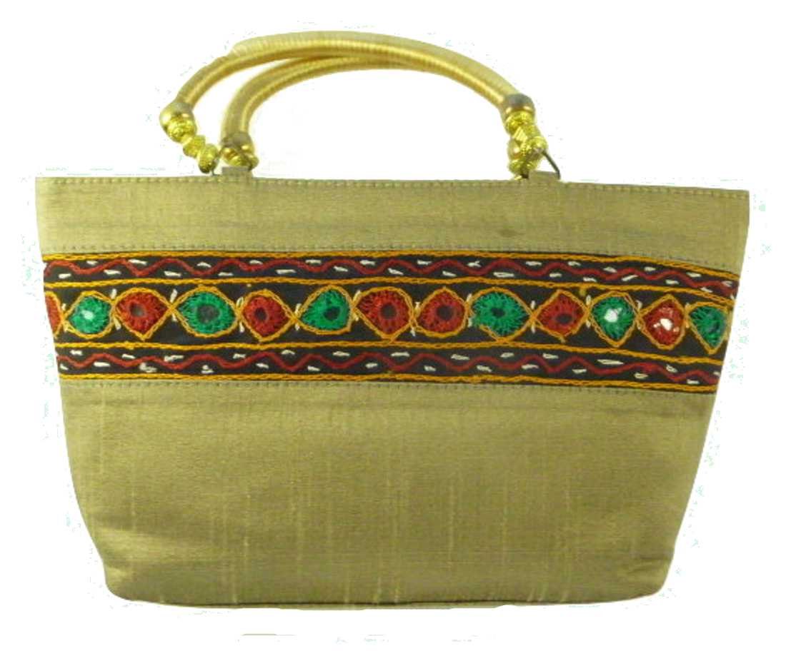 Silk Handbag Divya 11 Silk Sauvage at Pashmina & Silk
