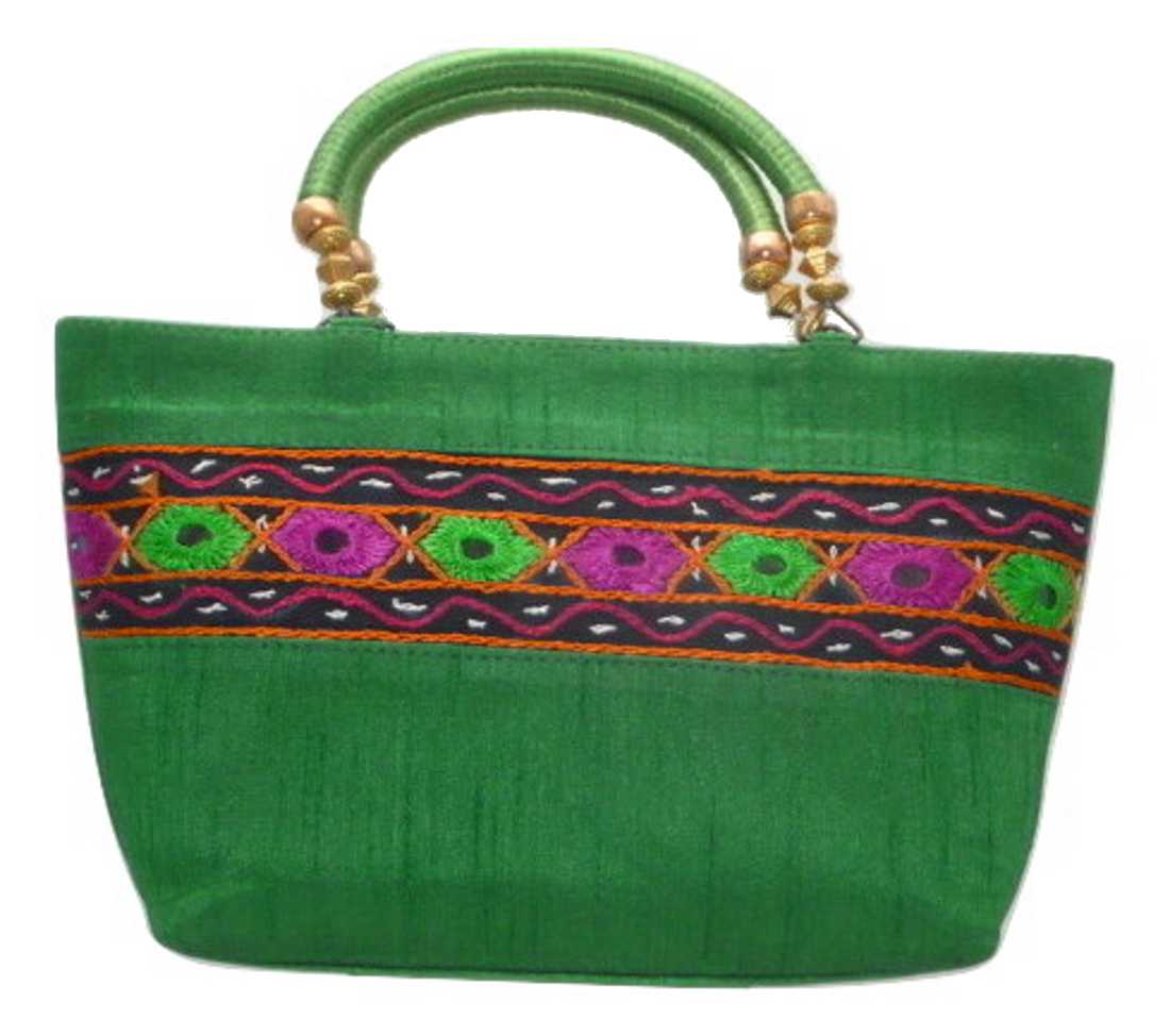 Silk Handbag Divya 13 Silk Sauvage at Pashmina & Silk