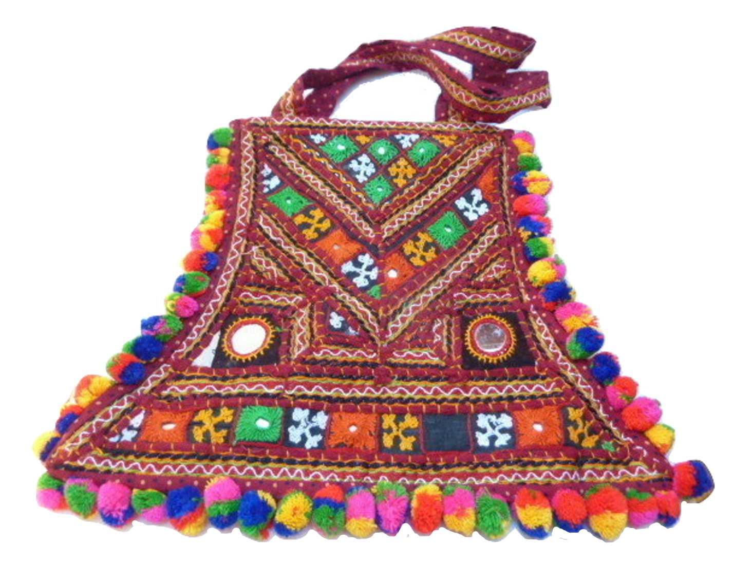 Tote Bag Fumka Preta by Tikitiboo at Pashmina & Silk