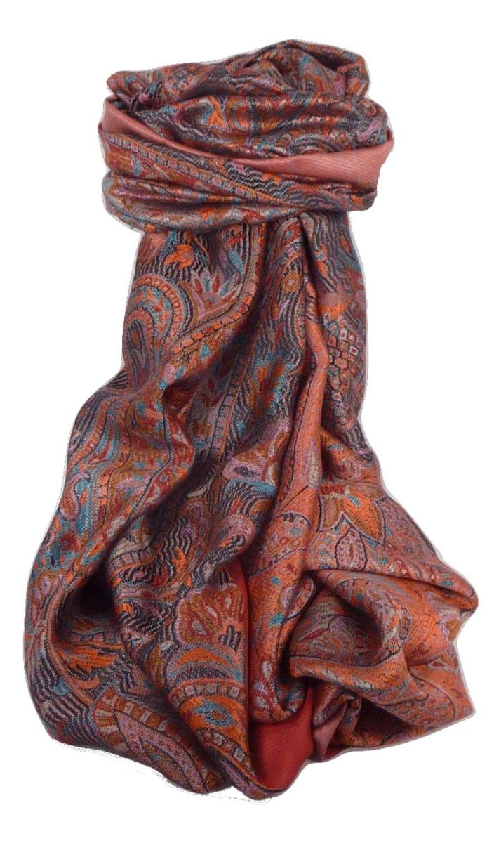 Für Männer Jamawar Stola Premium Seide 4289 von Pashmina & Silk