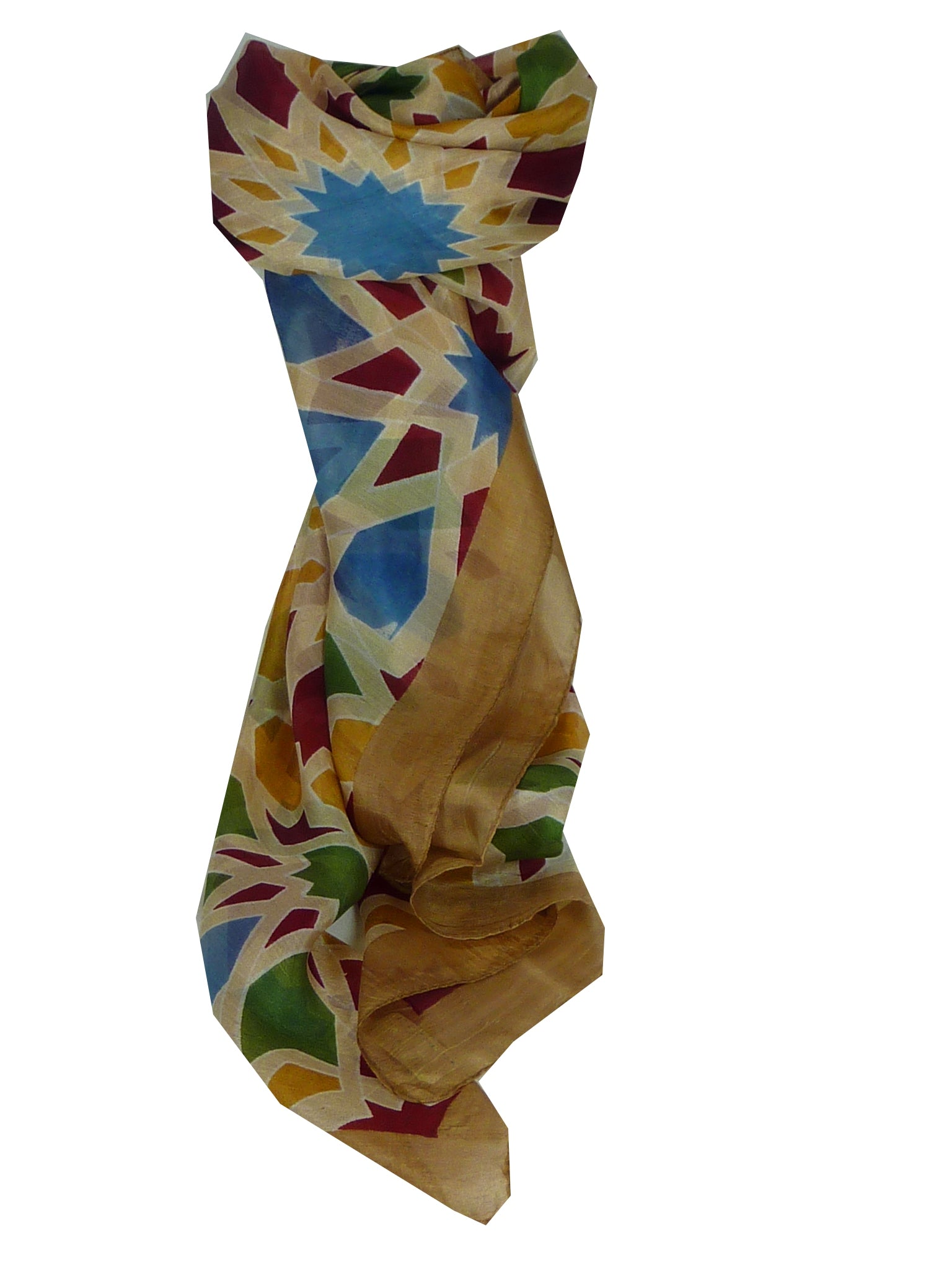 Echarpe Soie de Mûrier Contemporary Hara Caramel de Pashmina & Silk