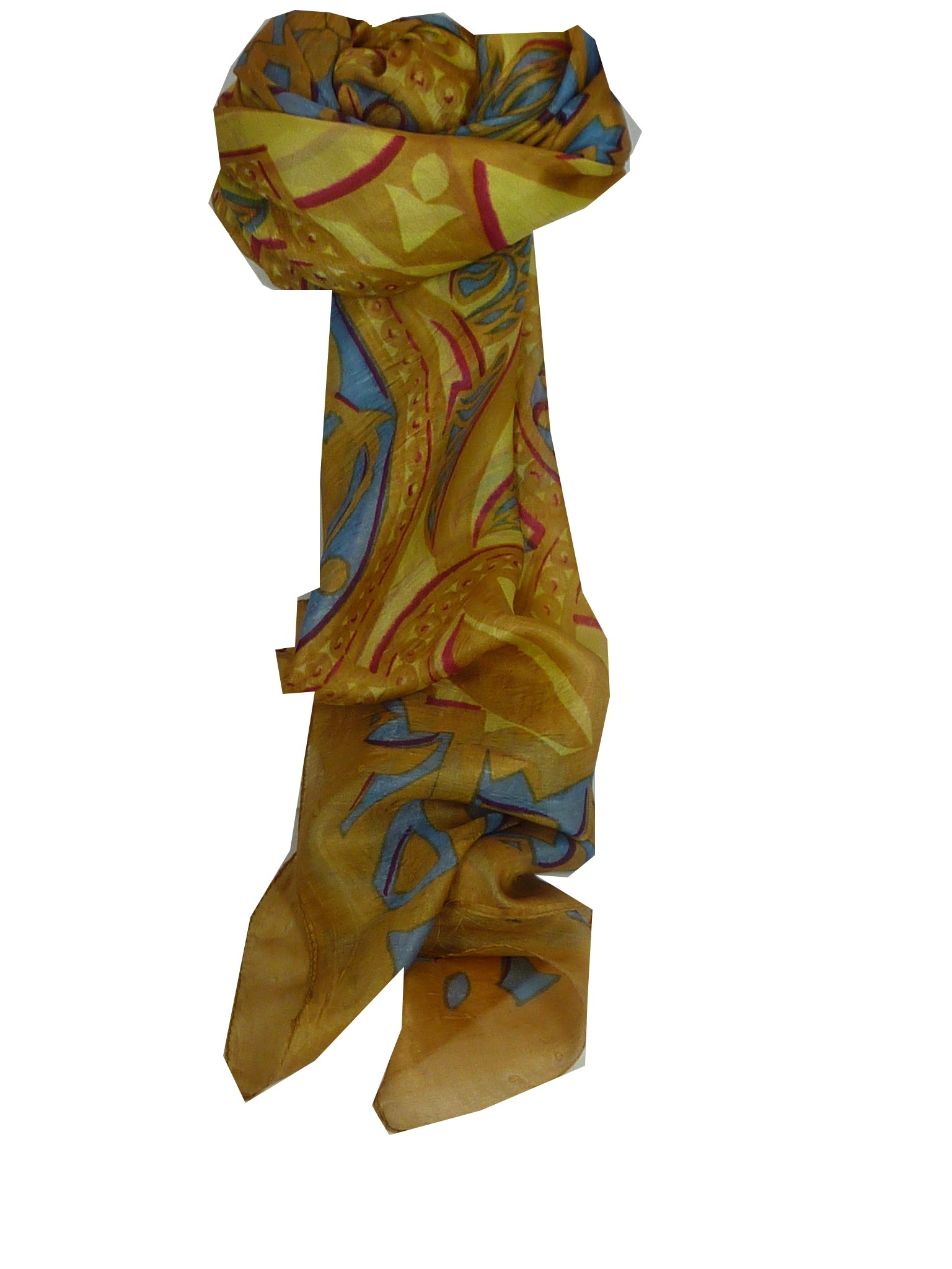 Echarpe Soie de Mûrier Contemporary Disai Caramel de Pashmina & Silk