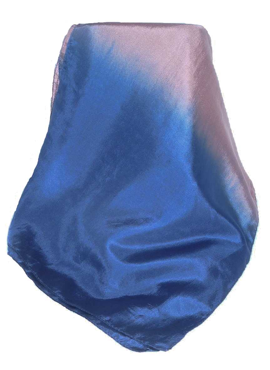 Per Uomo Sciarpa di Seta “Tabby Weave” Sapphire Heritage da Pashmina & Silk