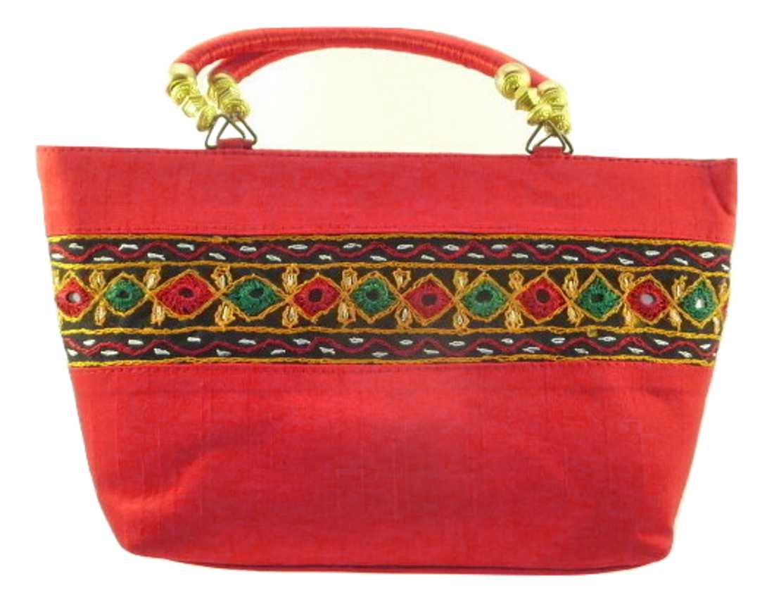Silk Handbag Divya 03 Silk Sauvage at Pashmina & Silk