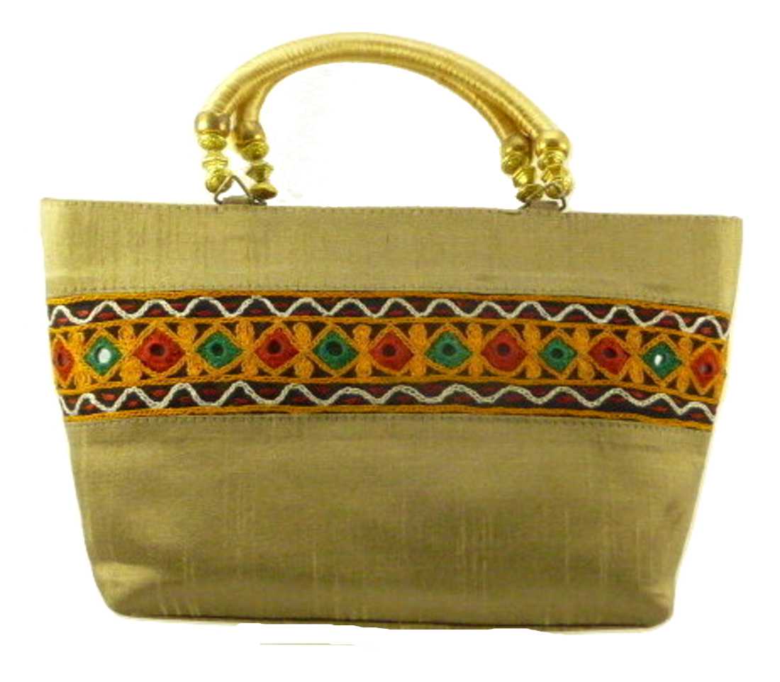 Silk Handbag Divya 09 Silk Sauvage at Pashmina & Silk