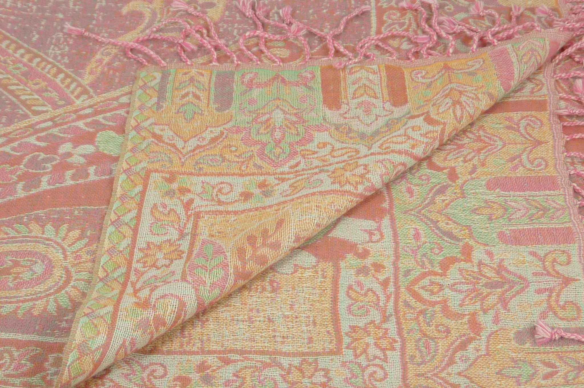 Muffler Foulard ID 4553 Laine Pashmina Très Fin de la Gamme Heritage de Pashmina & Silk