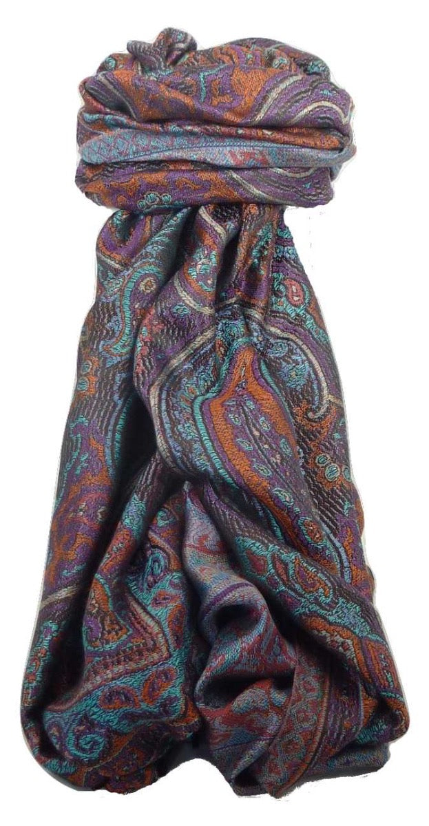 Per Uomo Jamawar Stola Seta Premio 8539 da Pashmina & Silk