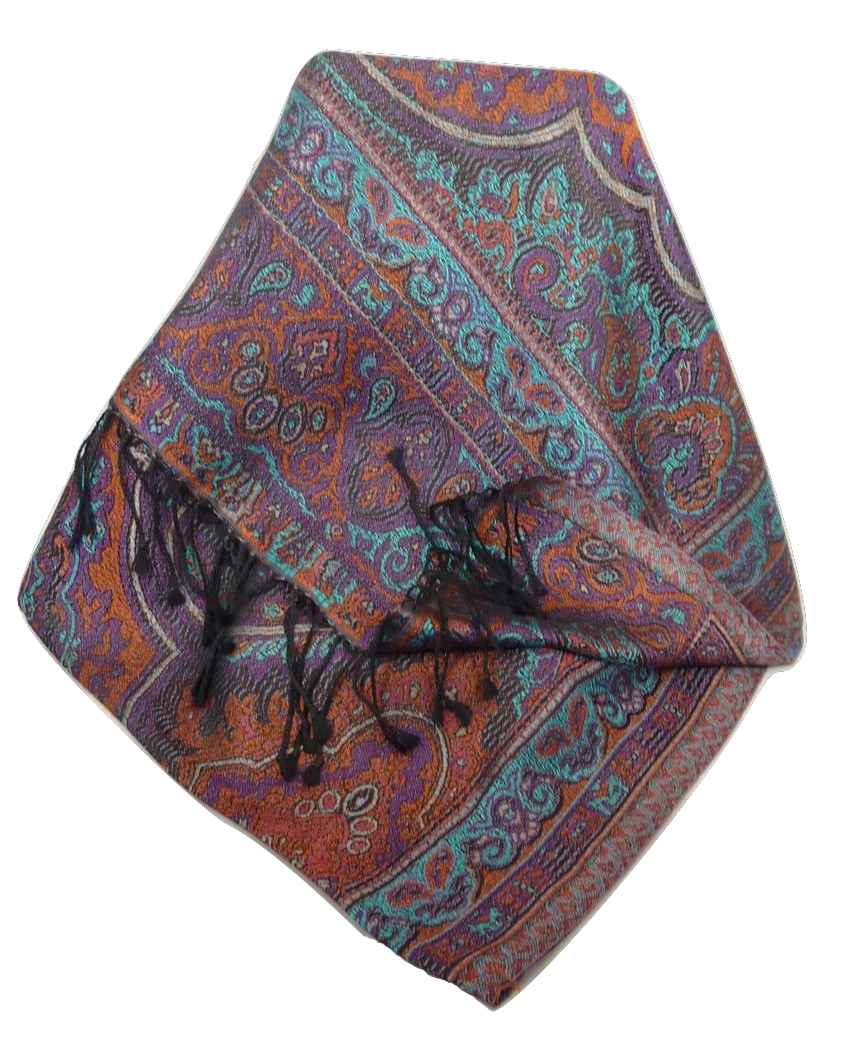 Per Uomo Jamawar Stola Seta Premio 8539 da Pashmina & Silk