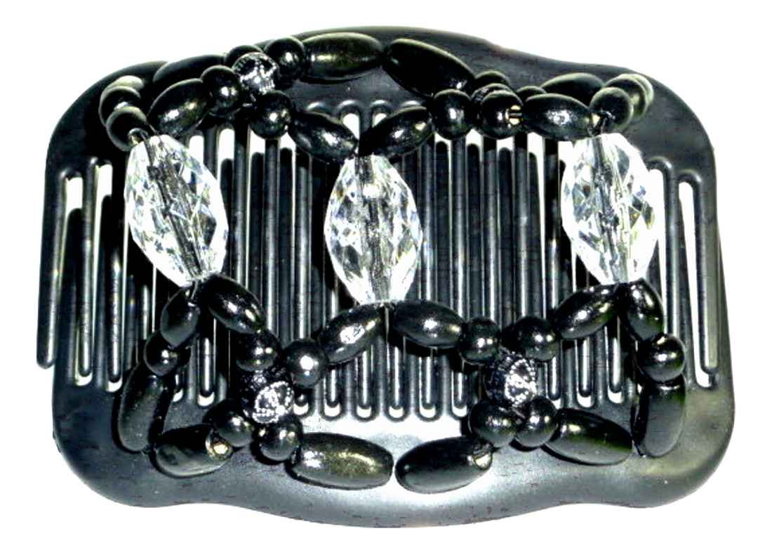 Chignon Comb 702 Black from TIKITIBOO by Pashmina & Silk