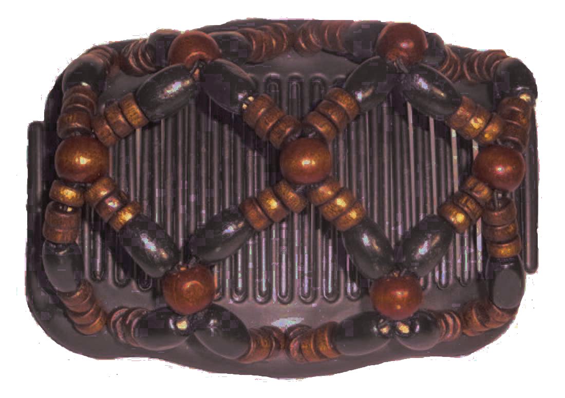 Chignon Comb 703 Brown from TIKITIBOO by Pashmina & Silk