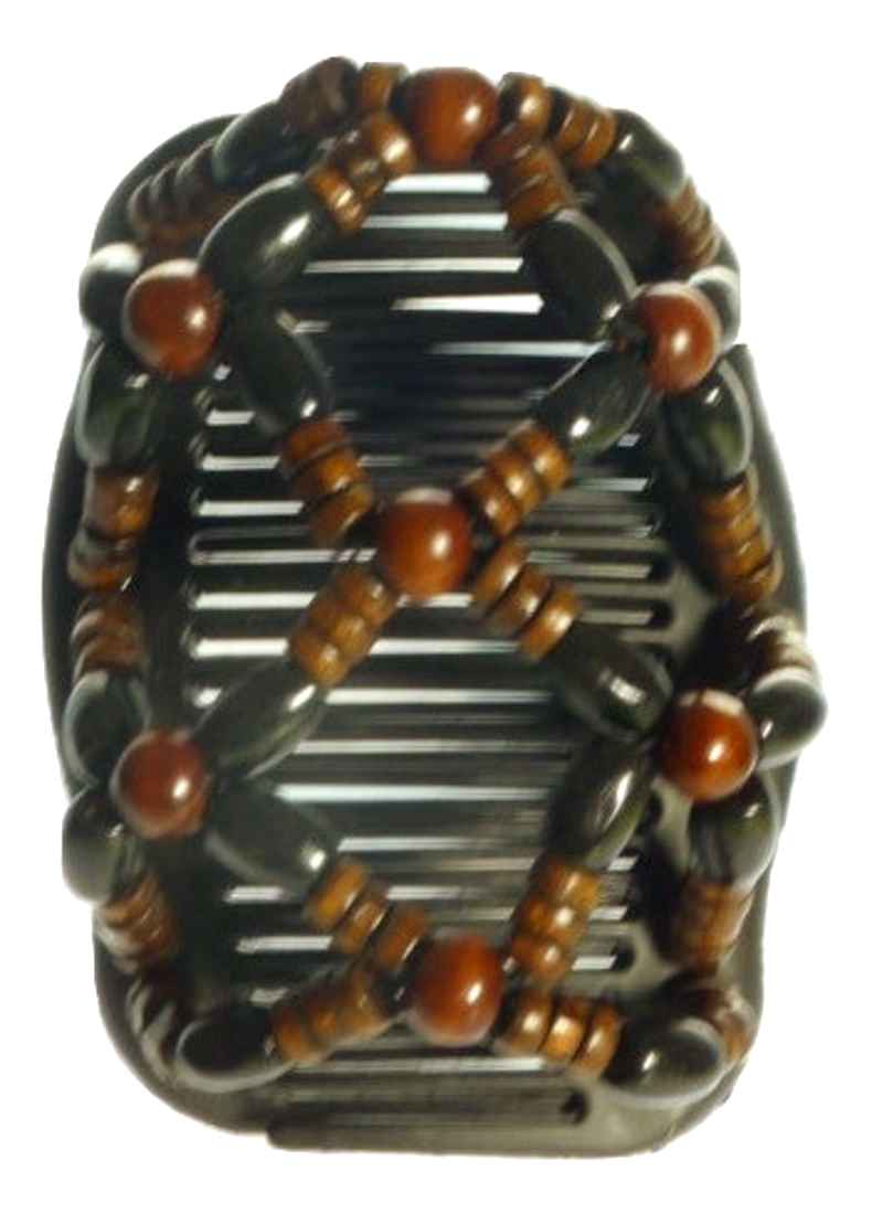 Chignon Comb 703 Brown from TIKITIBOO by Pashmina & Silk