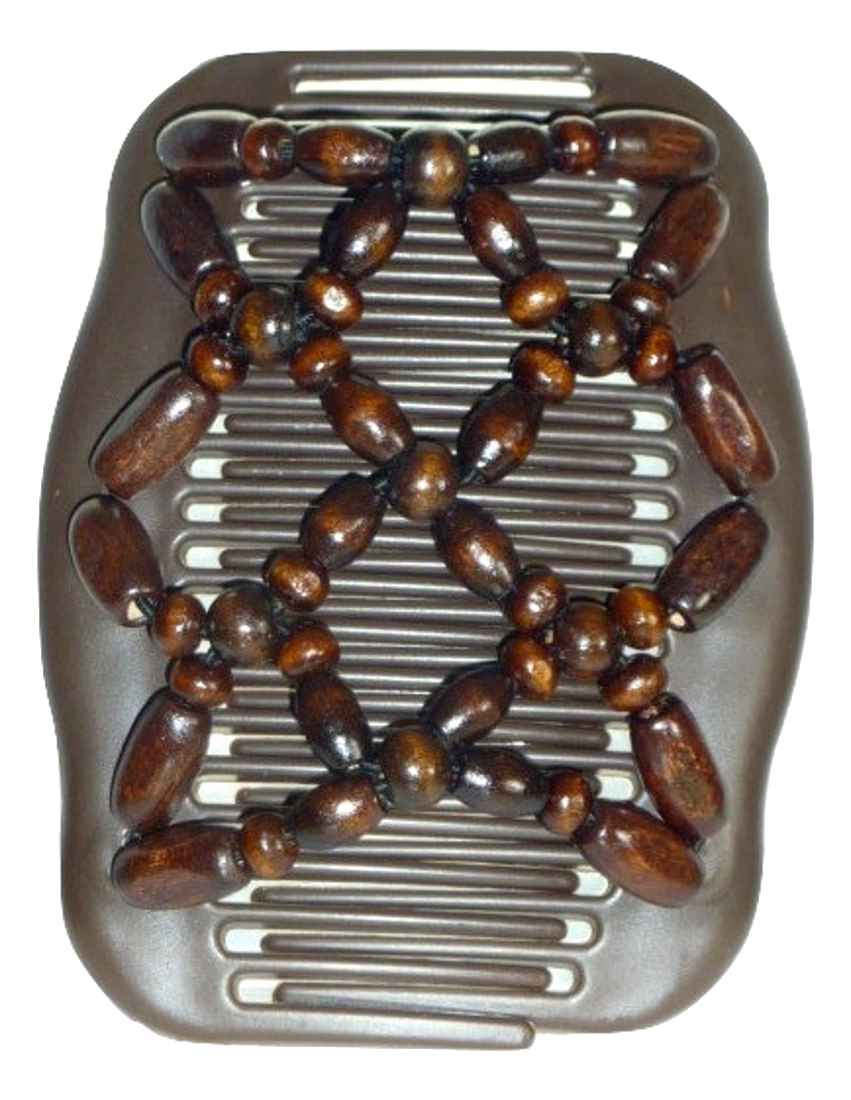 Chignon Comb 704 Brown from TIKITIBOO by Pashmina & Silk
