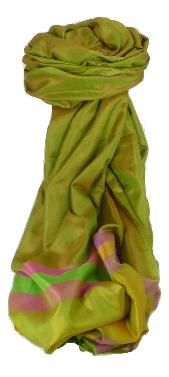 Varanasi Border Sciarpa di Seta Heritage Goswami 715 da Pashmina & Silk