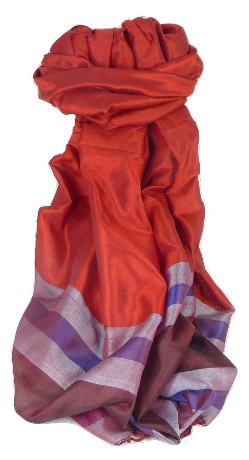 Varanasi Border Sciarpa di Seta Heritage Gupta 156 da Pashmina & Silk