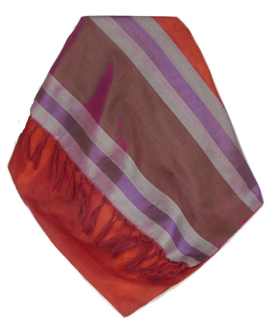 Varanasi Border Sciarpa di Seta Heritage Gupta 157 da Pashmina & Silk
