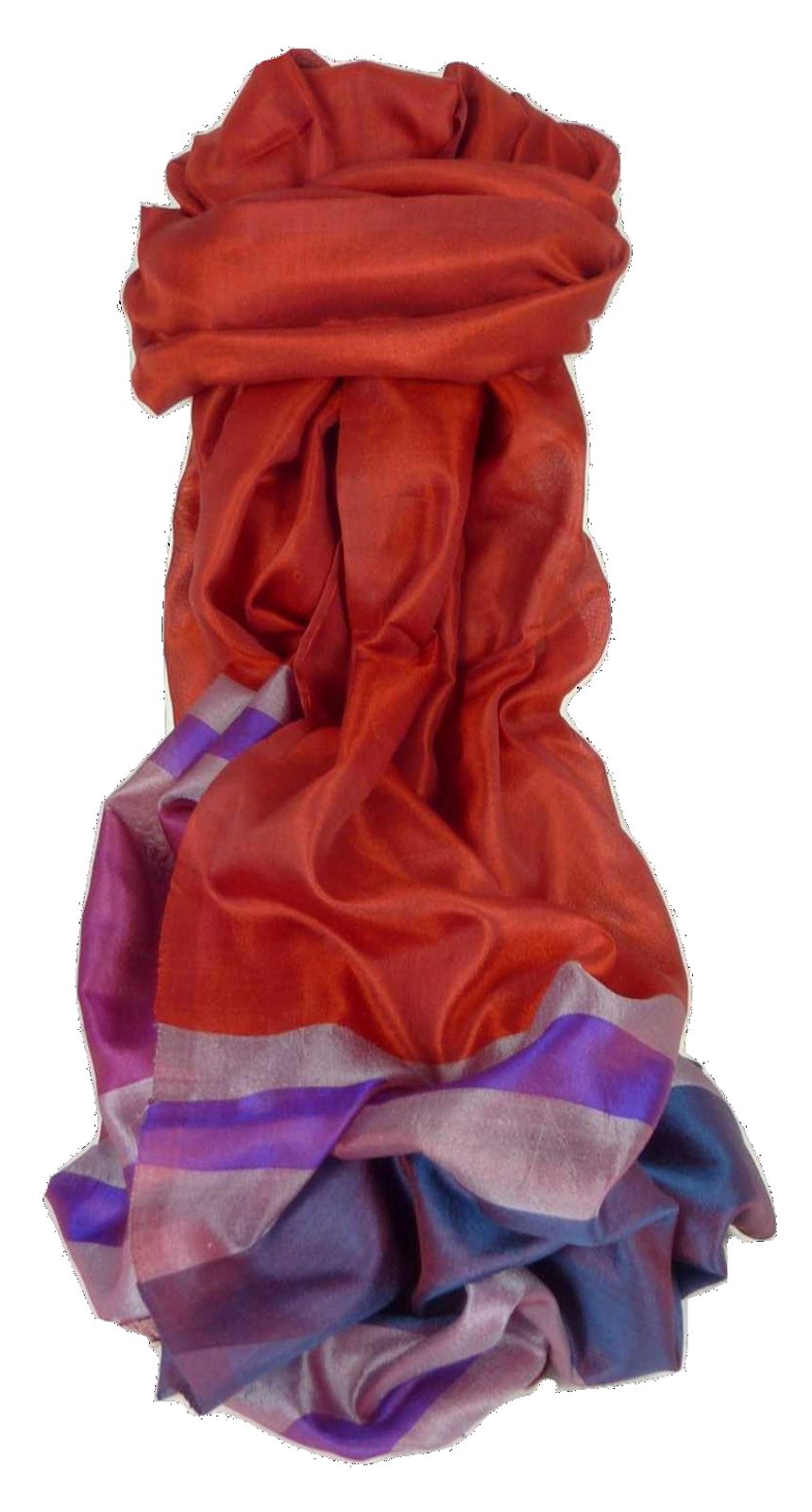 Varanasi Border Sciarpa di Seta Heritage Gupta 157 da Pashmina & Silk