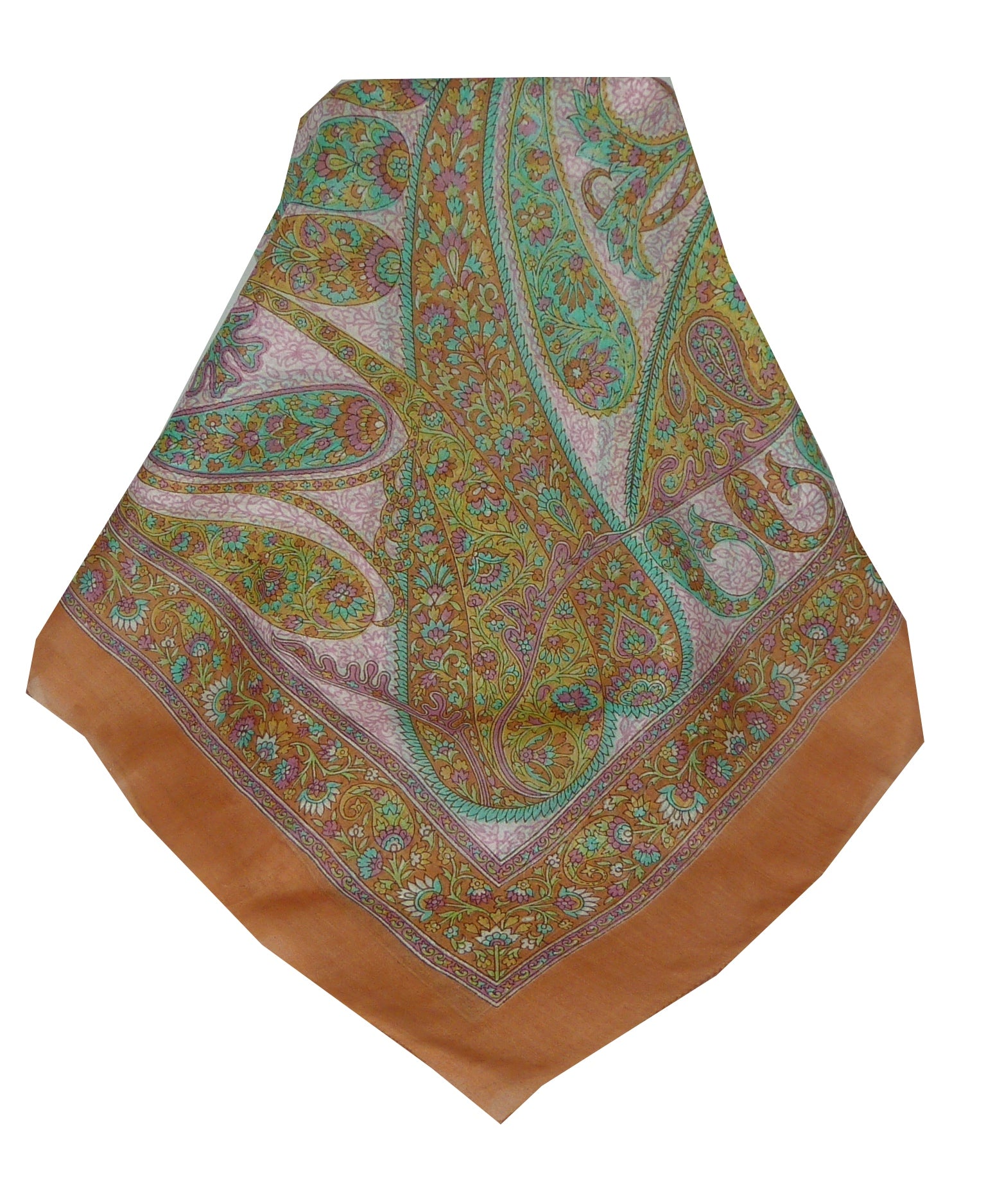 Classic Sciarpa Quadrata Seta di Gelso Rachol Gold da Pashmina & Silk