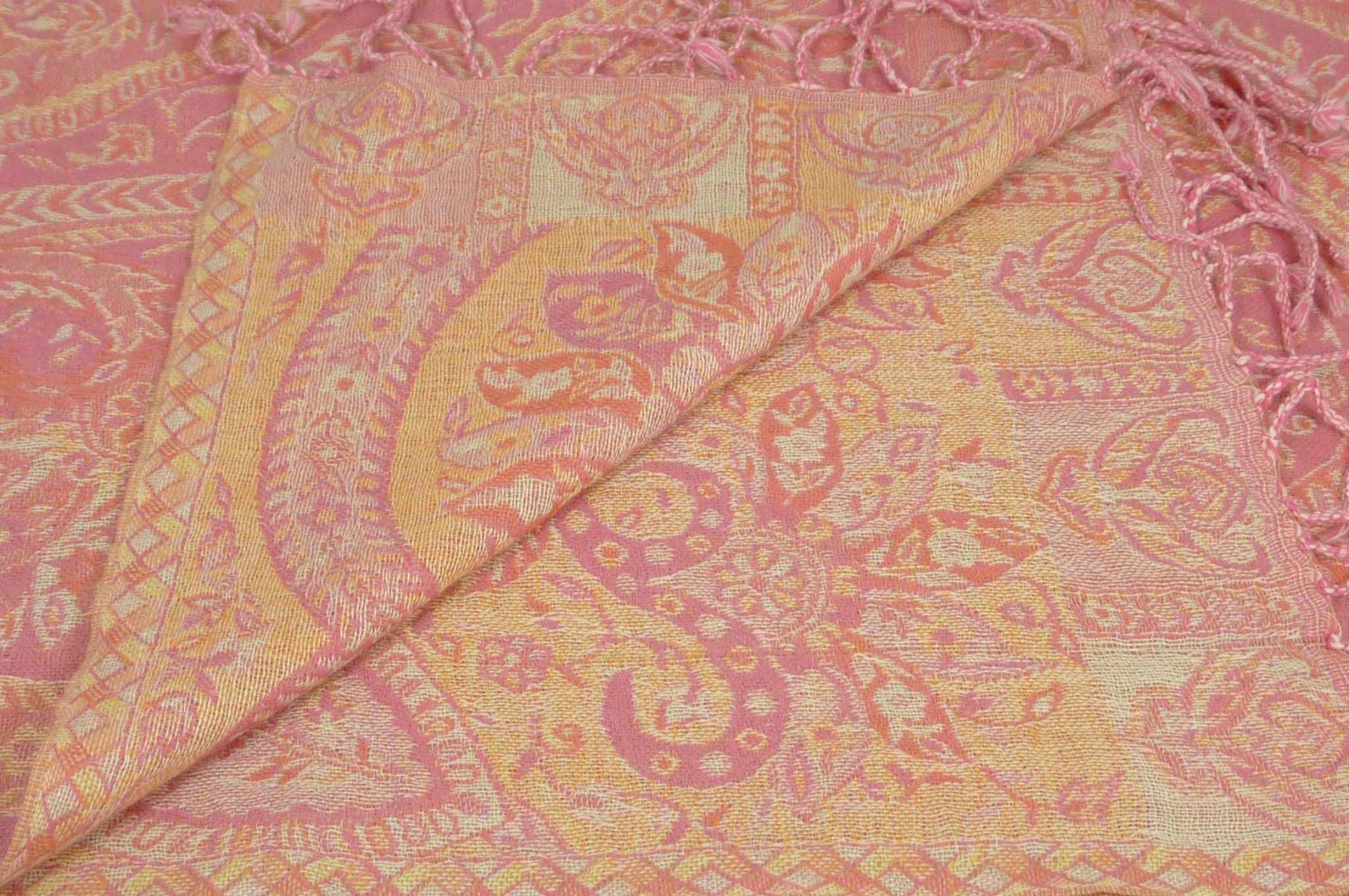 Muffler Foulard ID 6663 Laine Pashmina Très Fin de la Gamme Heritage de Pashmina & Silk