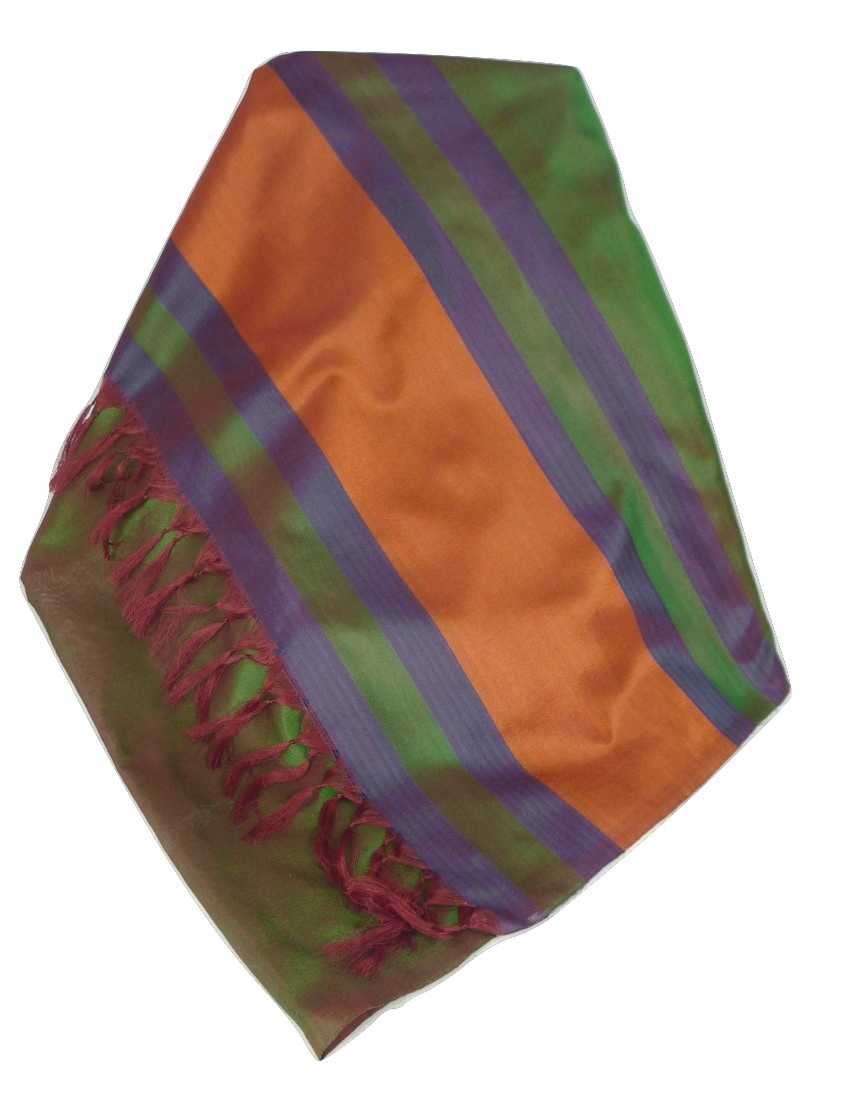 Varanasi Border Sciarpa di Seta Heritage Gupta 163 da Pashmina & Silk