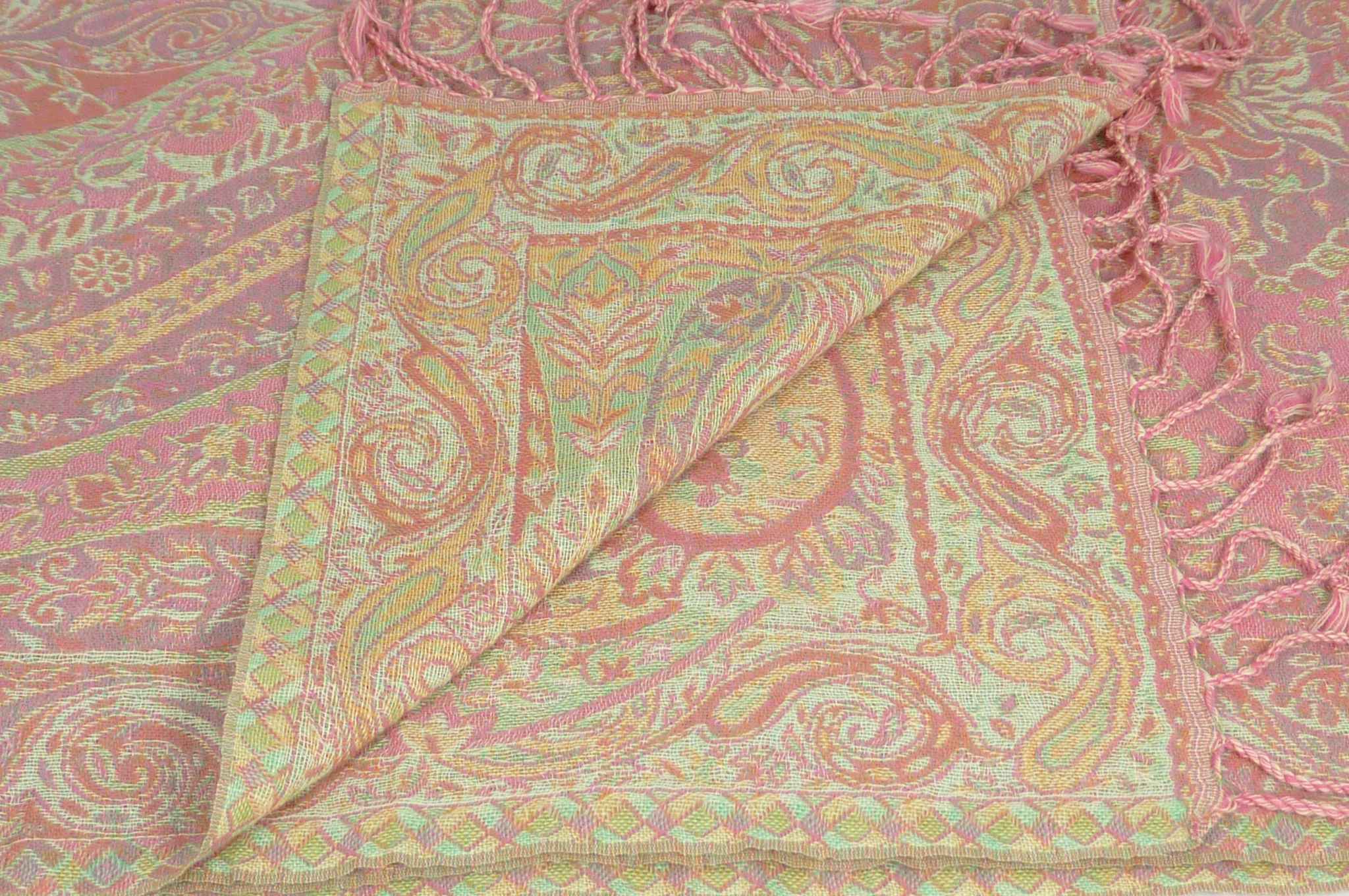 Muffler Foulard ID 6823 Laine Pashmina Très Fin de la Gamme Heritage de Pashmina & Silk