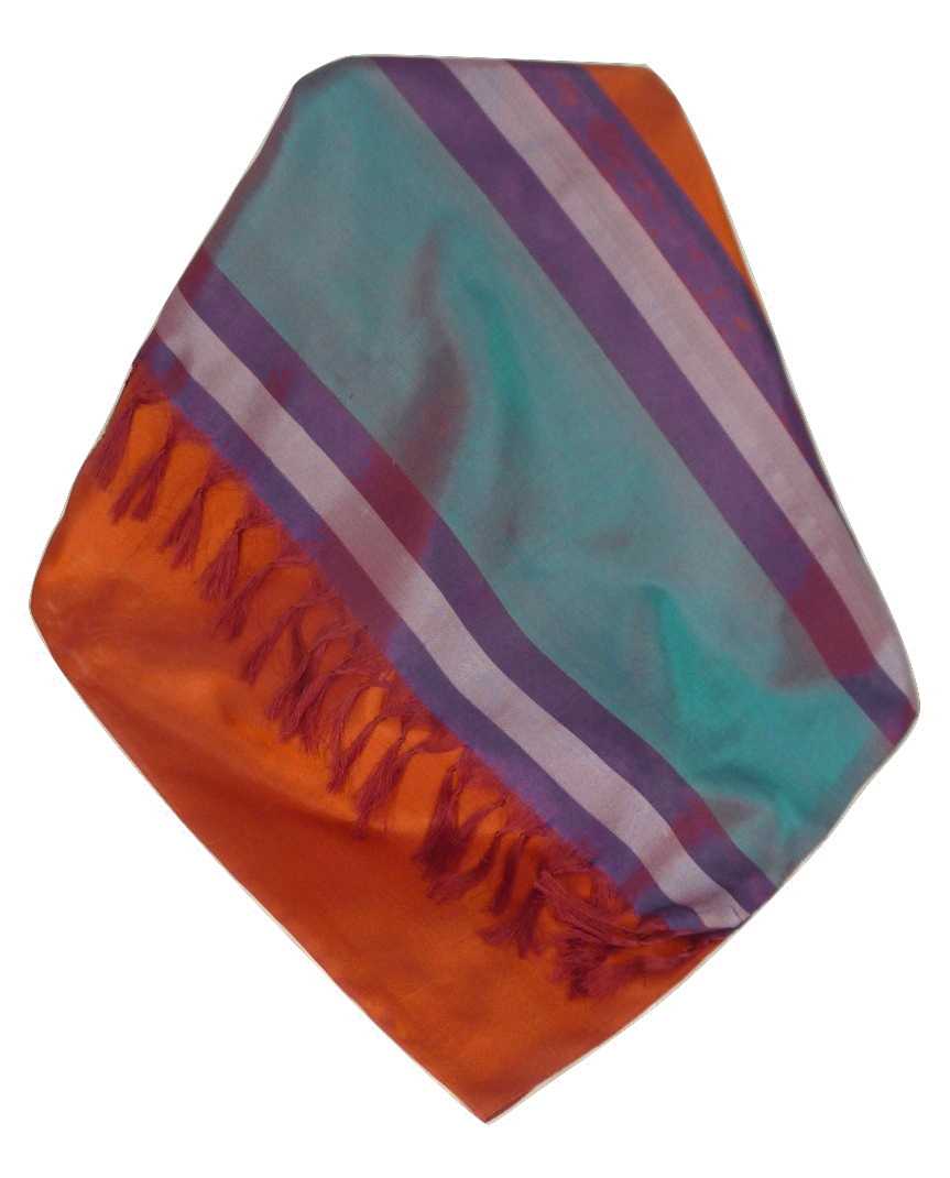 Varanasi Border Sciarpa di Seta Heritage Gupta 164 da Pashmina & Silk