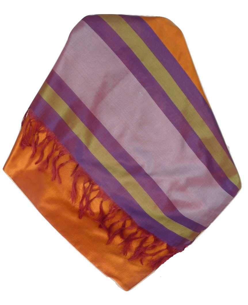 Varanasi Border Sciarpa di Seta Heritage Gupta 165 da Pashmina & Silk