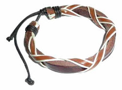 Bracelet 100% Leather  Model 500 from TICKITIBOO by Pashmina & Silk