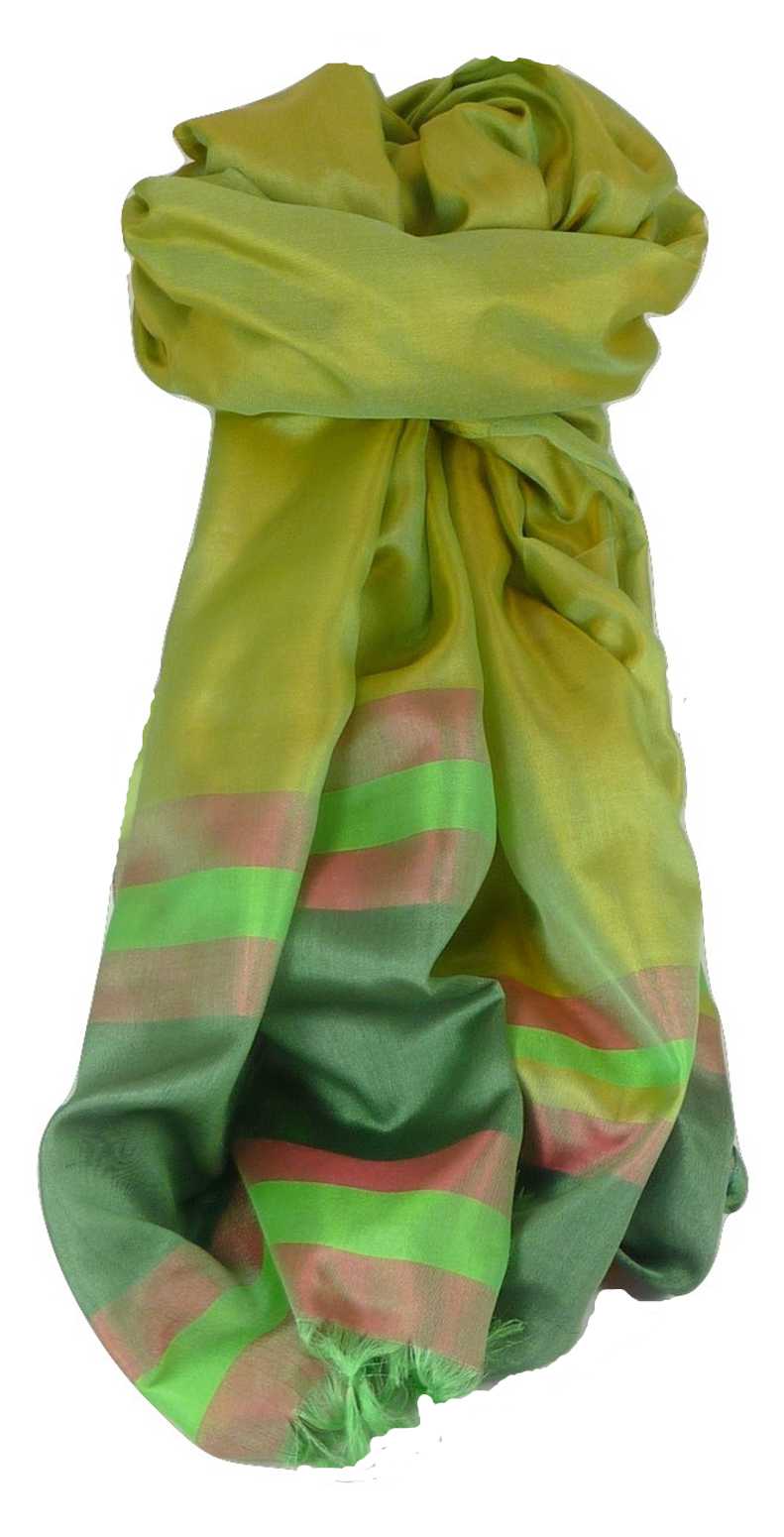 Varanasi Border Sciarpa di Seta Heritage Rajagopal 250 da Pashmina & Silk