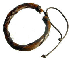 Bracelet 100% Leather  Model 502 from TICKITIBOO by Pashmina & Silk