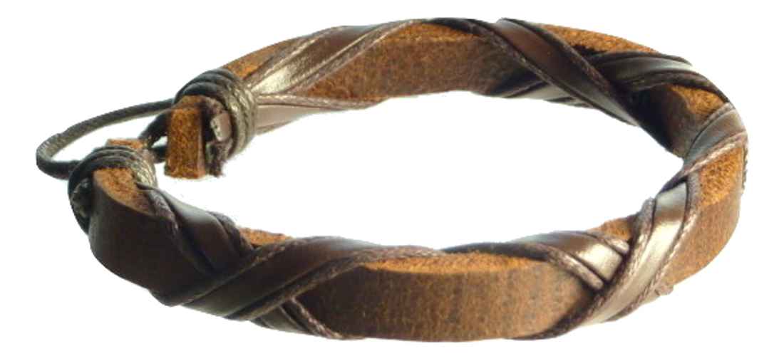 Bracelet 100% Leather  Model 502 from TICKITIBOO by Pashmina & Silk