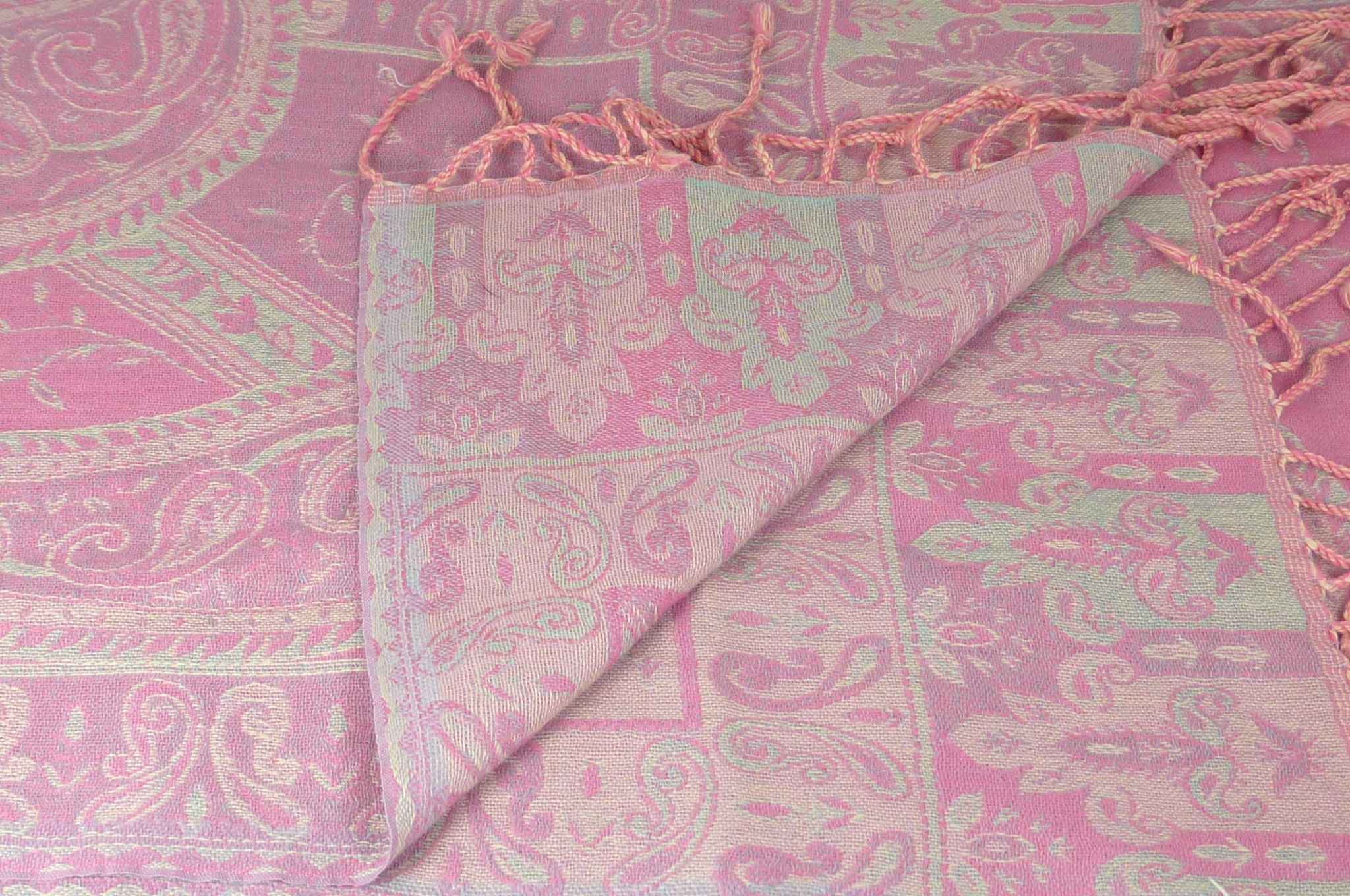 Muffler Foulard ID 7363 Laine Pashmina Très Fin de la Gamme Heritage de Pashmina & Silk