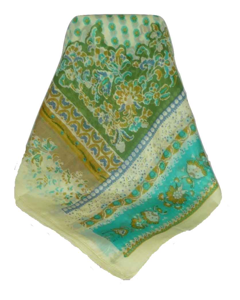 Mulberry Silk Classic Square Scarf Siana Ivory by Pashmina & Silk