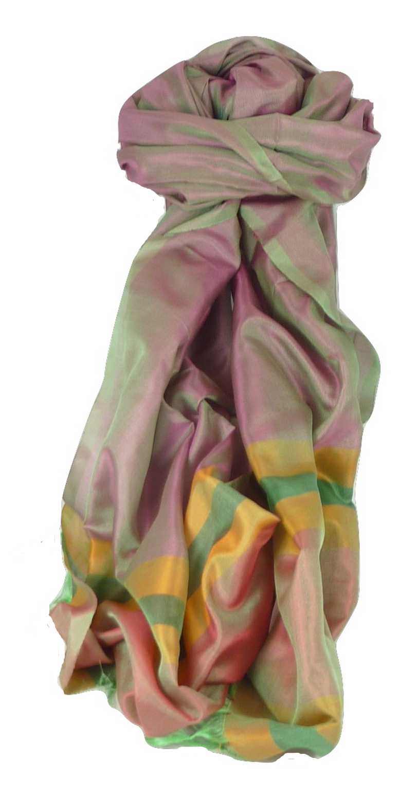 Varanasi Border Sciarpa di Seta Heritage Rajagopal 254 da Pashmina & Silk