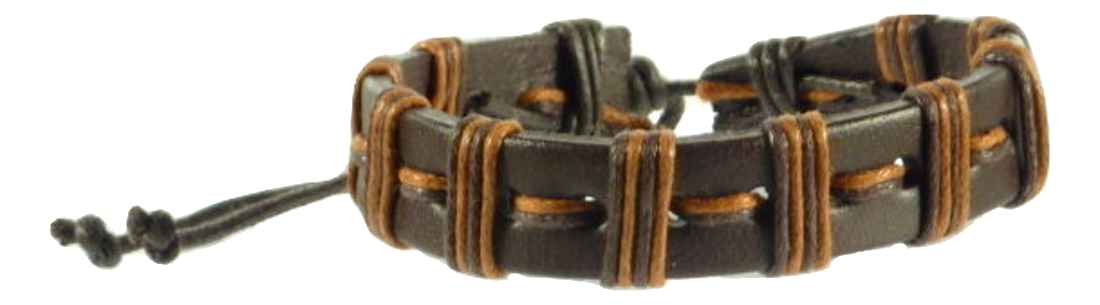 Bracelet 100% Leather  Model 605 from TICKITIBOO by Pashmina & Silk