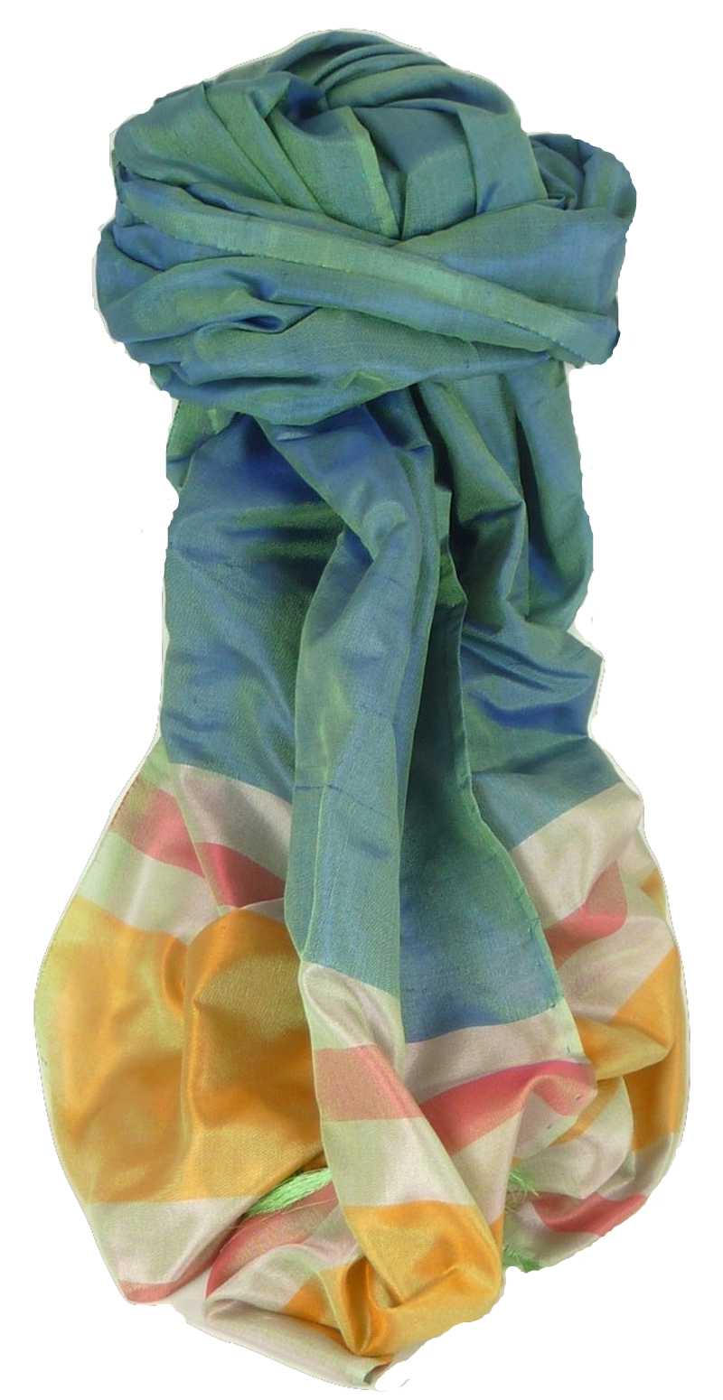 Varanasi Border Sciarpa di Seta Heritage Rajagopal 262 da Pashmina & Silk