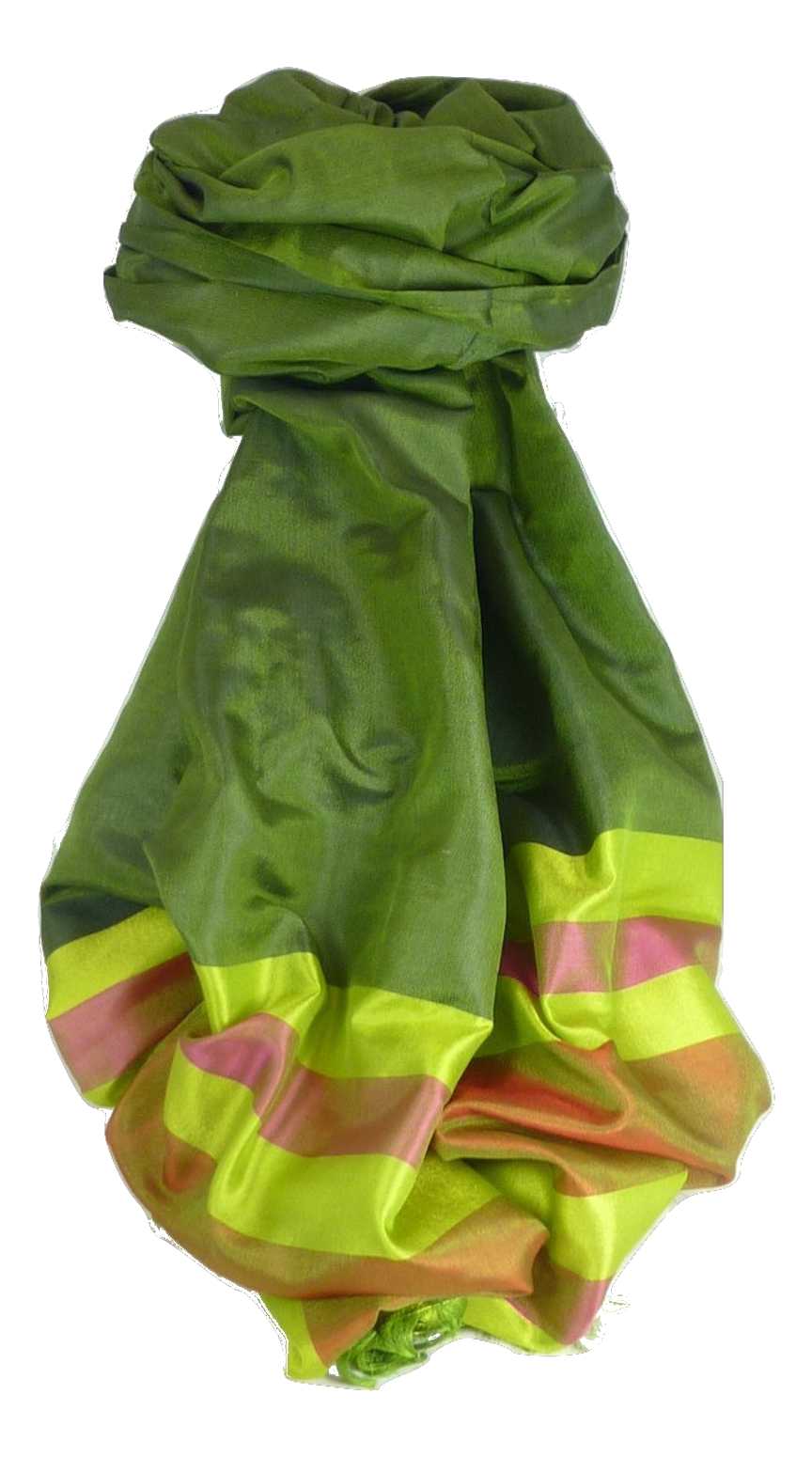 Varanasi Border Sciarpa di Seta Heritage Goswami 700 da Pashmina & Silk