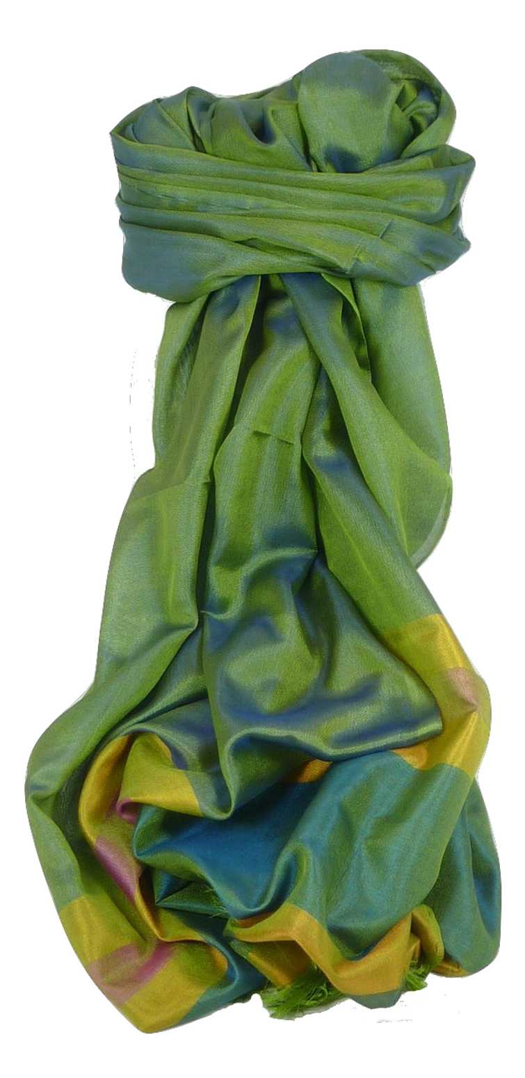 Varanasi Border Sciarpa di Seta Heritage Goswami 701 da Pashmina & Silk